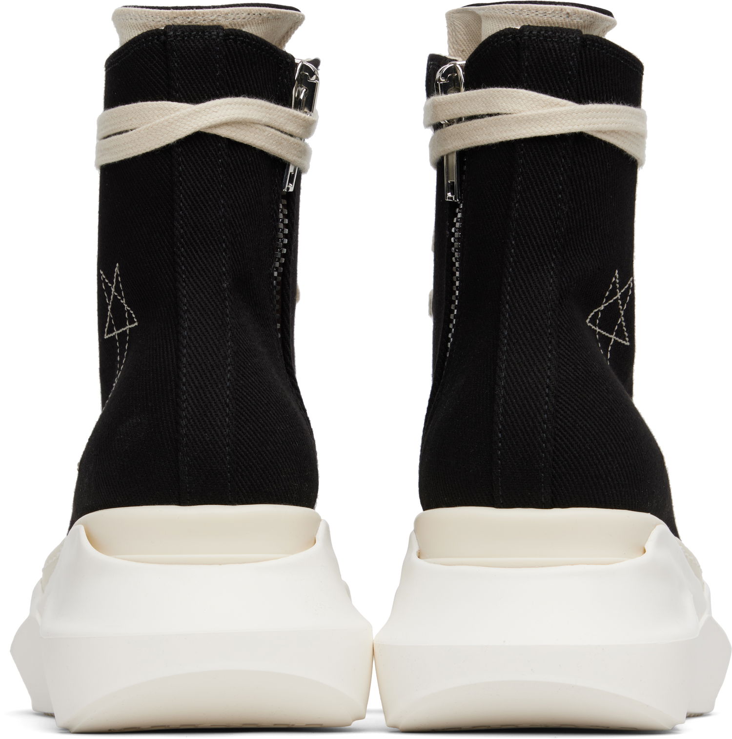 Tennarit ja kengät Rick Owens Rick Owens DRKSHDW Hollywood Abstract High-Tops Musta | DS01E3840 DOEM9, 1