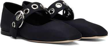 Vyöt Aeyde Aeyde Uma Eyelet Ballerina Flats Tummansininen | A11-FL-RKLS08FL159-SS25-519-069, 3