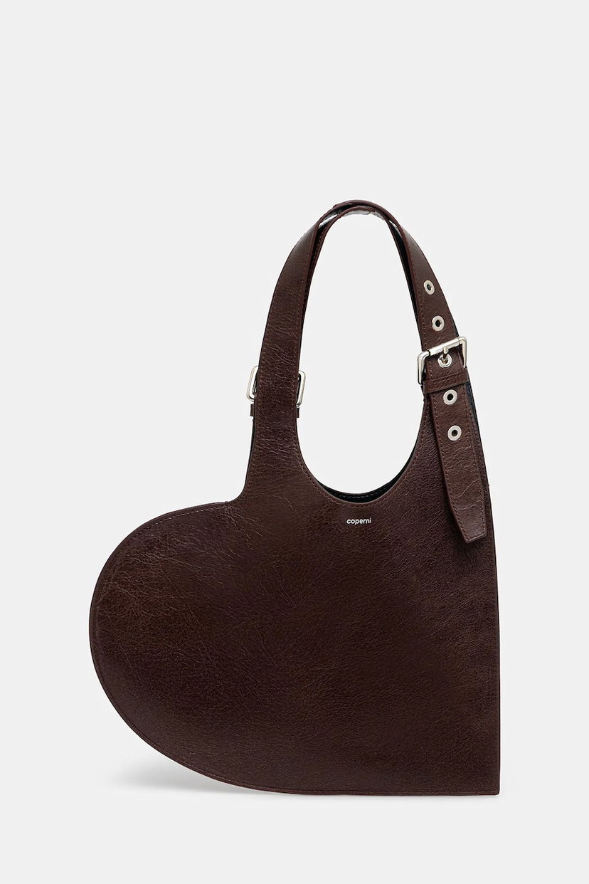 Kangaskassi Coperni Belt Heart Tote Ruskea | COPBA112F6064