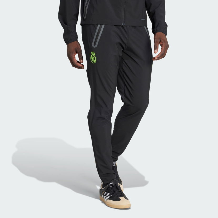 Verryttelyhousut adidas Performance Real Madrid Tiro 25 Pro Vis Tech Travel Pants Musta | JV5323