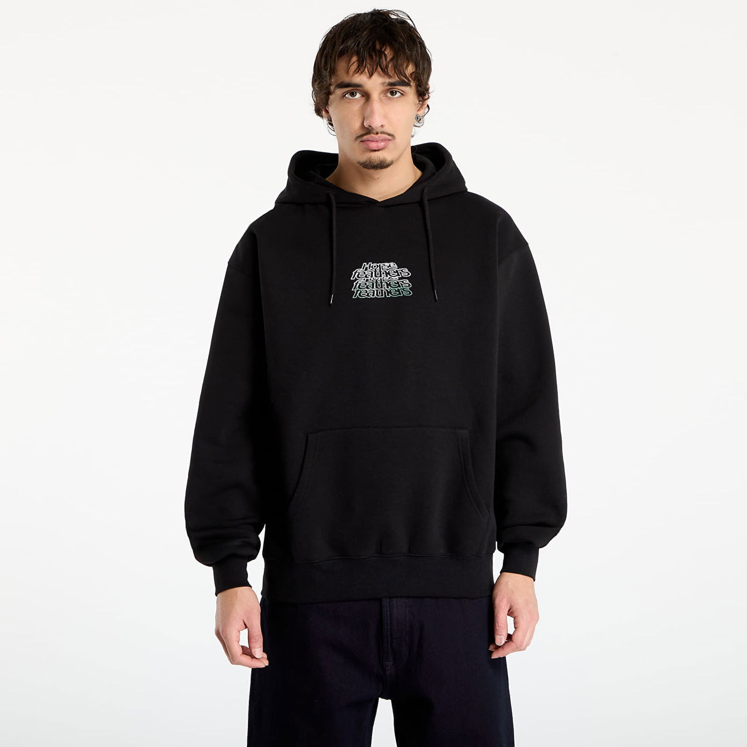 Huppari Horsefeathers Sweatshirt Rollin L Musta | SM1388C, 0