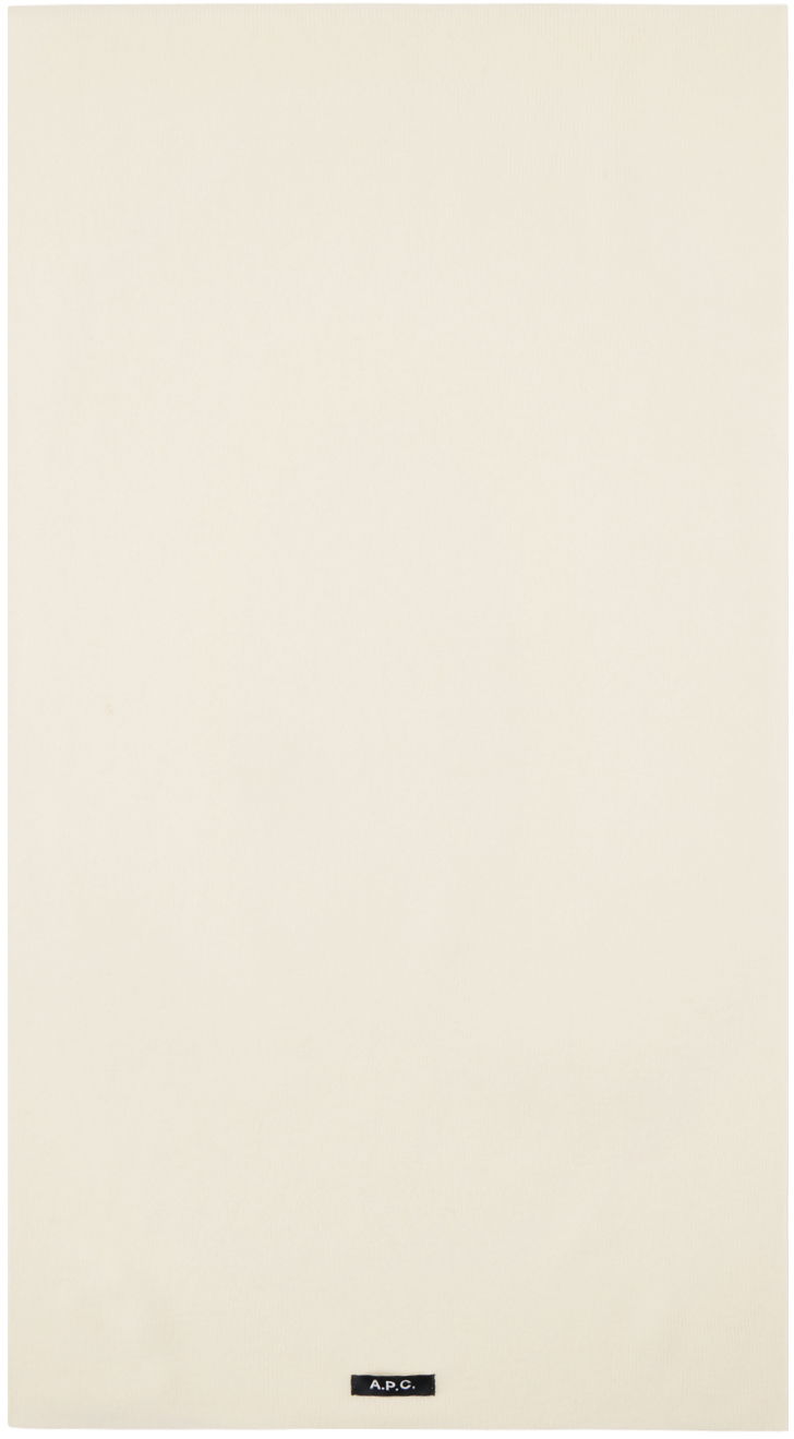 Huivi A.P.C. Off-White Bob Scarf Beige | WVBCZ-M15201