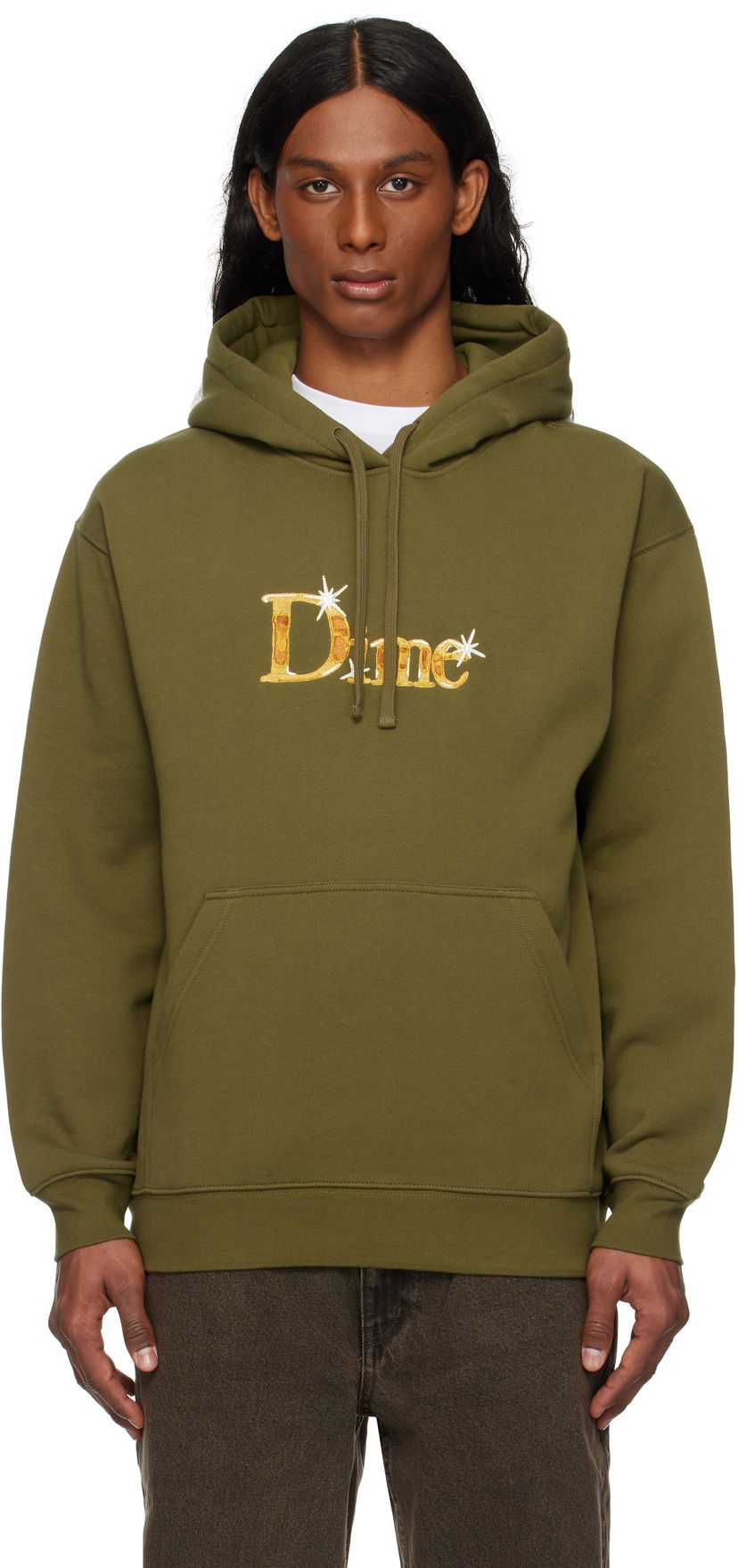 Huppari Dime Classic Shiny Hoodie Vihreä | DIME2SP2545OLI