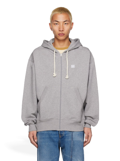 Huppari Acne Studios Patch Zip-Up Hoodie Harmaa | CI0130-