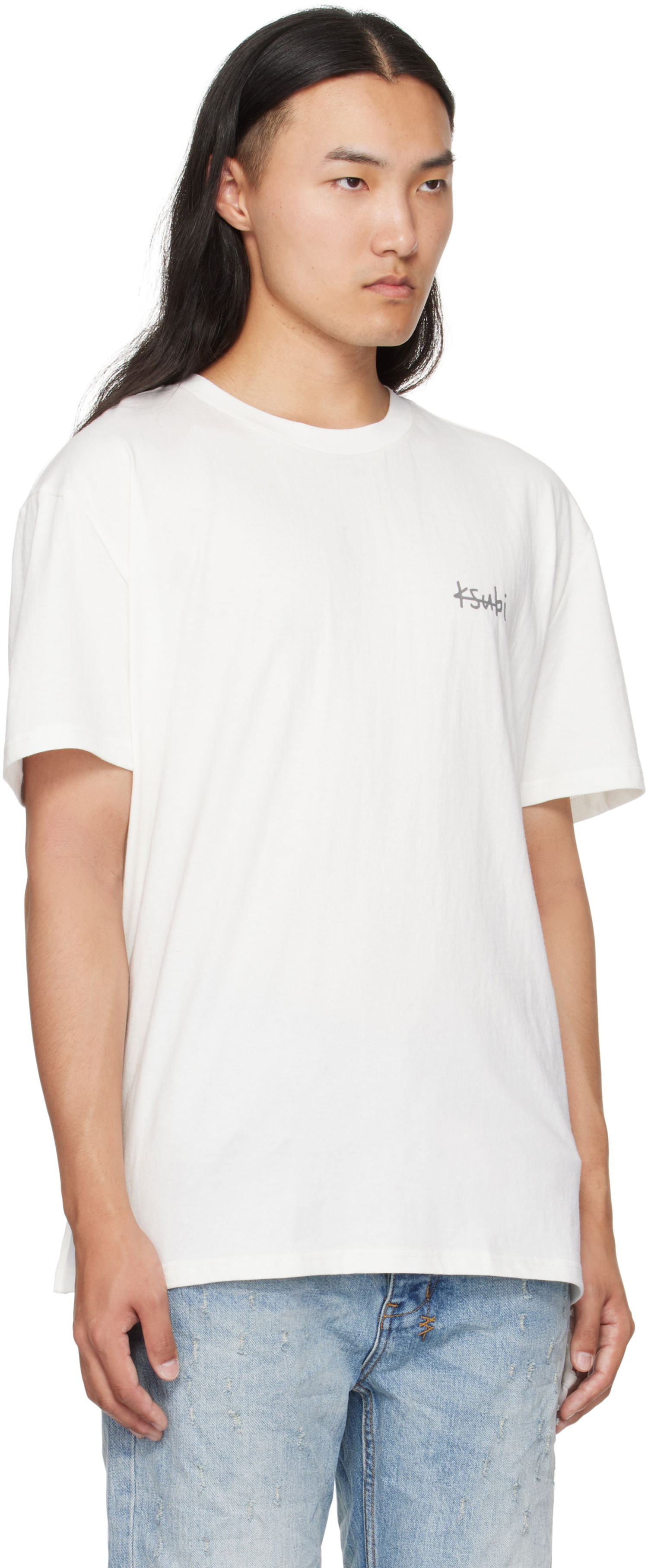 T-paita Ksubi Ksubi All Day Biggie T-Shirt Valkoinen | MFA25TE003, 1