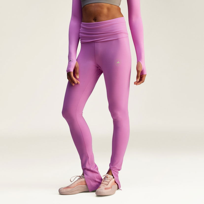 Leggingsit adidas Performance adidas by Stella McCartney TrueStrength Splitcuff Tights Violetti | JJ1629