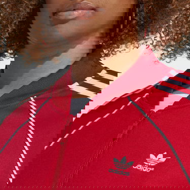 Bomber-takki adidas Originals Adicolor Classics SST Plus Size Track Jacket Punainen | IB5914, 2