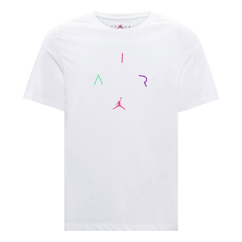 T-paita Jordan Jordan Dri-FIT AIR Round Neck T-Shirt Valkoinen | CN3576-100