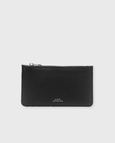 Lompakko A.P.C. Walter Zip Card Wallet Musta | PXAWV-H63205-LZZ, 3