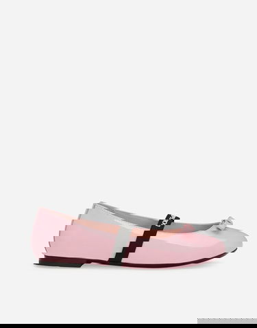 Tennarit ja kengät Dolce & Gabbana Patent Leather Ballet Flats With Bow Vaaleanpunainen | D11294A483180400, 0
