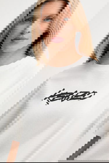 T-paita KENZO Kenzo x Futura T-Shirt Valkoinen | FF62TS5544SG, 3