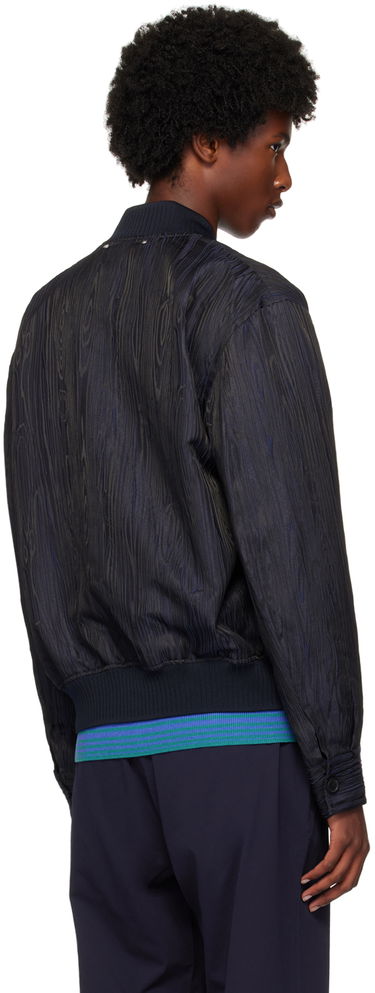 Bomber-takki Paul Smith PS Paul Smith Graphic Pattern Bomber Jacket Tummansininen | M2R-872Y-N22133-49, 2