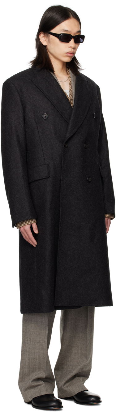 Takit OUR LEGACY OUR LEGACY Whale Double-Breasted Coat Musta | M4251WG, 1