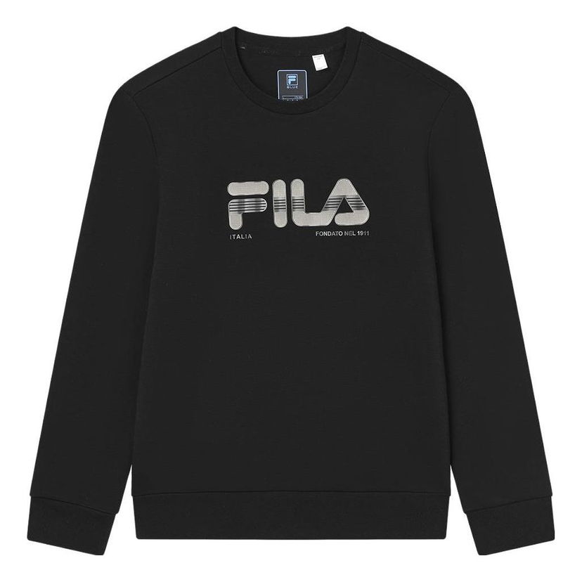 Villapaita FILA Core Design Museum Pullover Sweater Musta | F11M342211F-BK