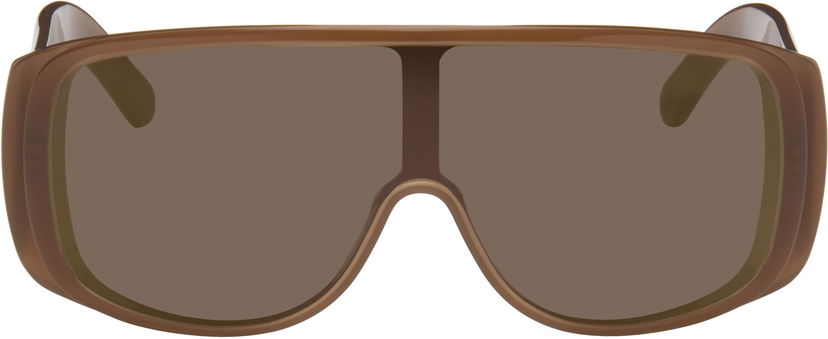 Aurinkolasit Maison Margiela MM6 Maison Margiela Mask Sunglasses Ruskea | 5VP