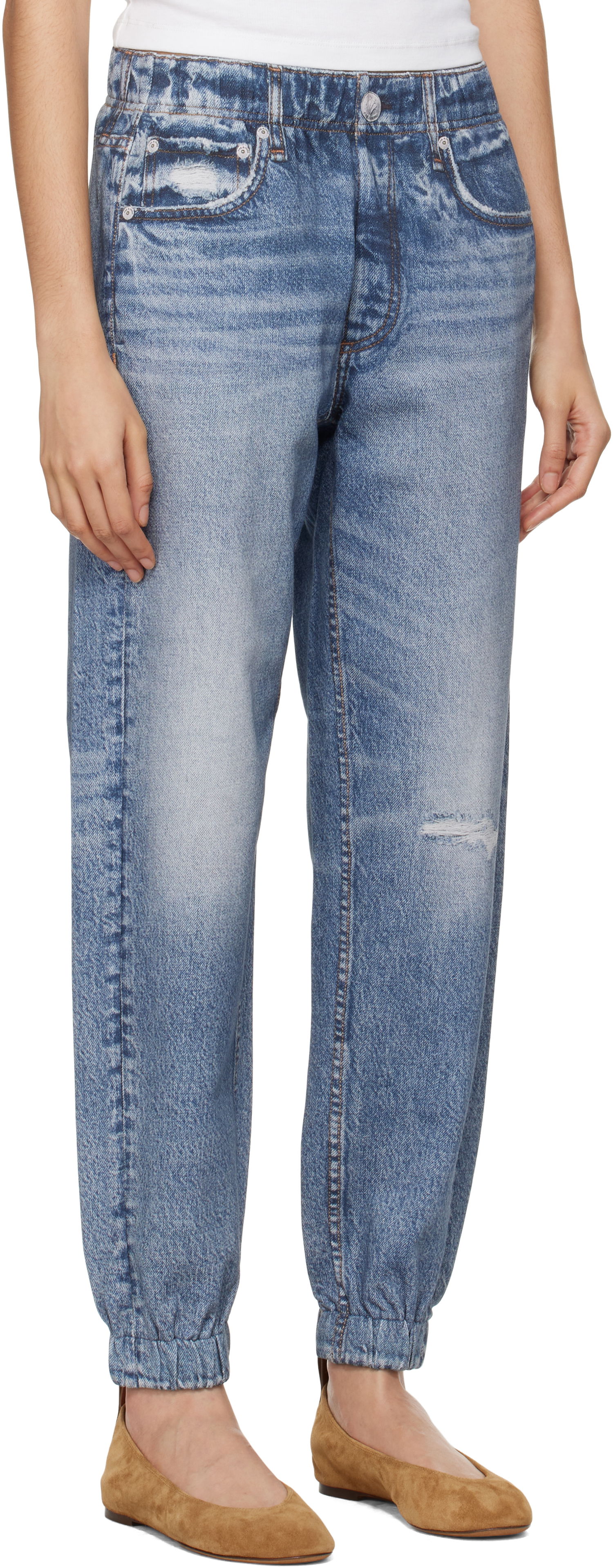 Jeans rag & bone Miramar Terry Jogger Lounge Pants Sininen | WCW23F70008200, 1