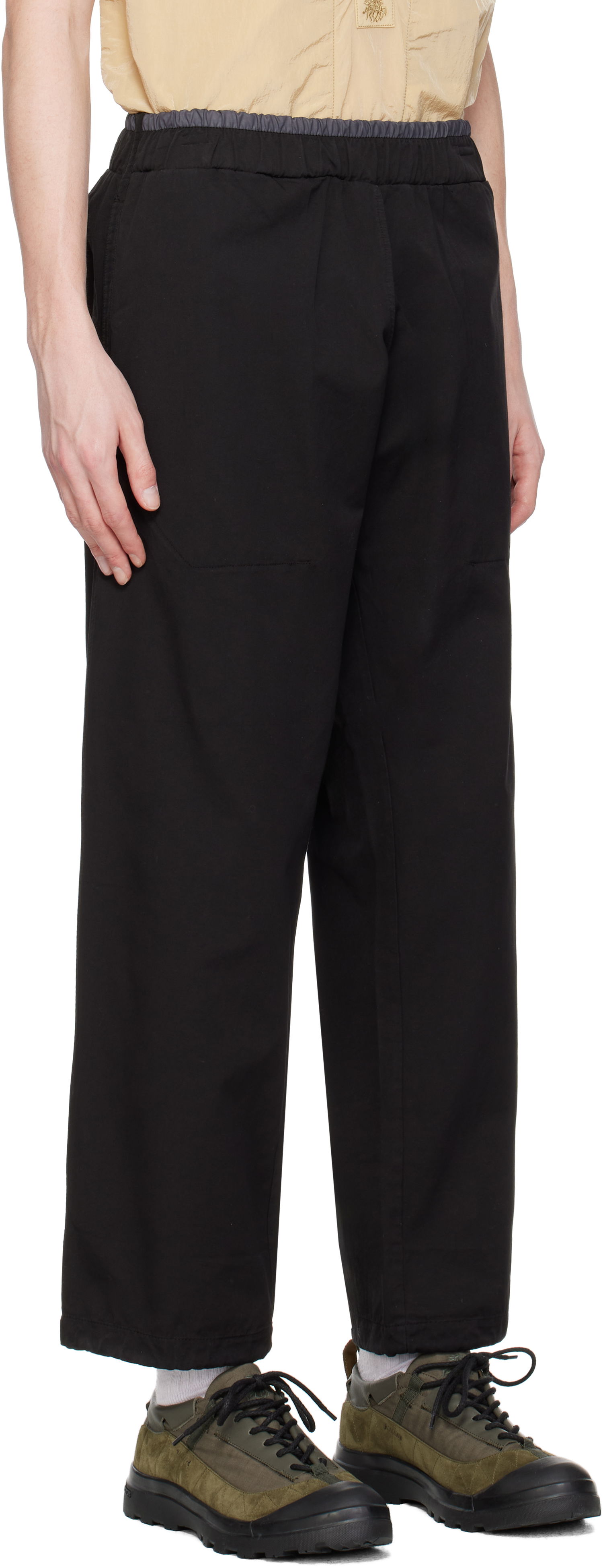 Housut Ranra RANRA Way Soft Cotton Track Pants Musta | AMSS25TP01507, 1