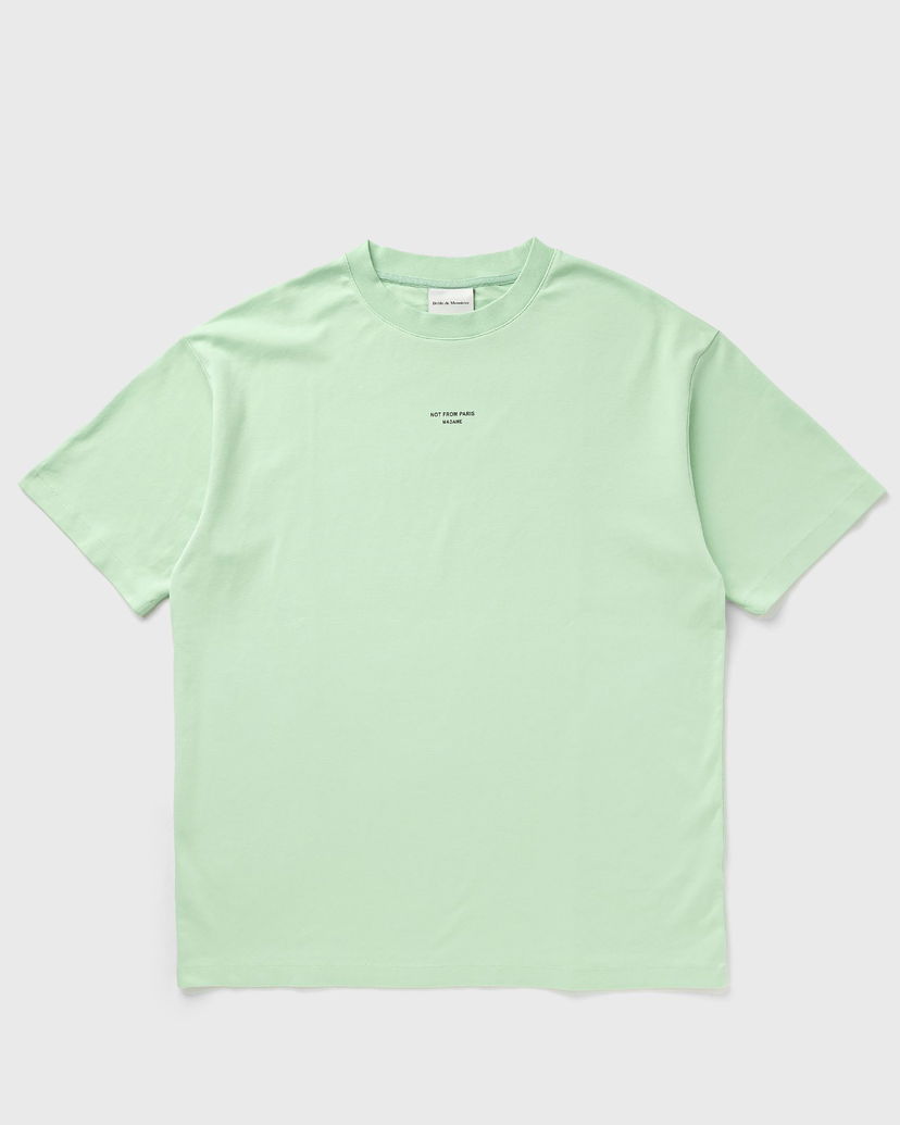T-paita Drôle de Monsieur Drole de Monsieur Slogan Classique T-Shirt XXL Vihreä | G-TS202-CO002-LGN