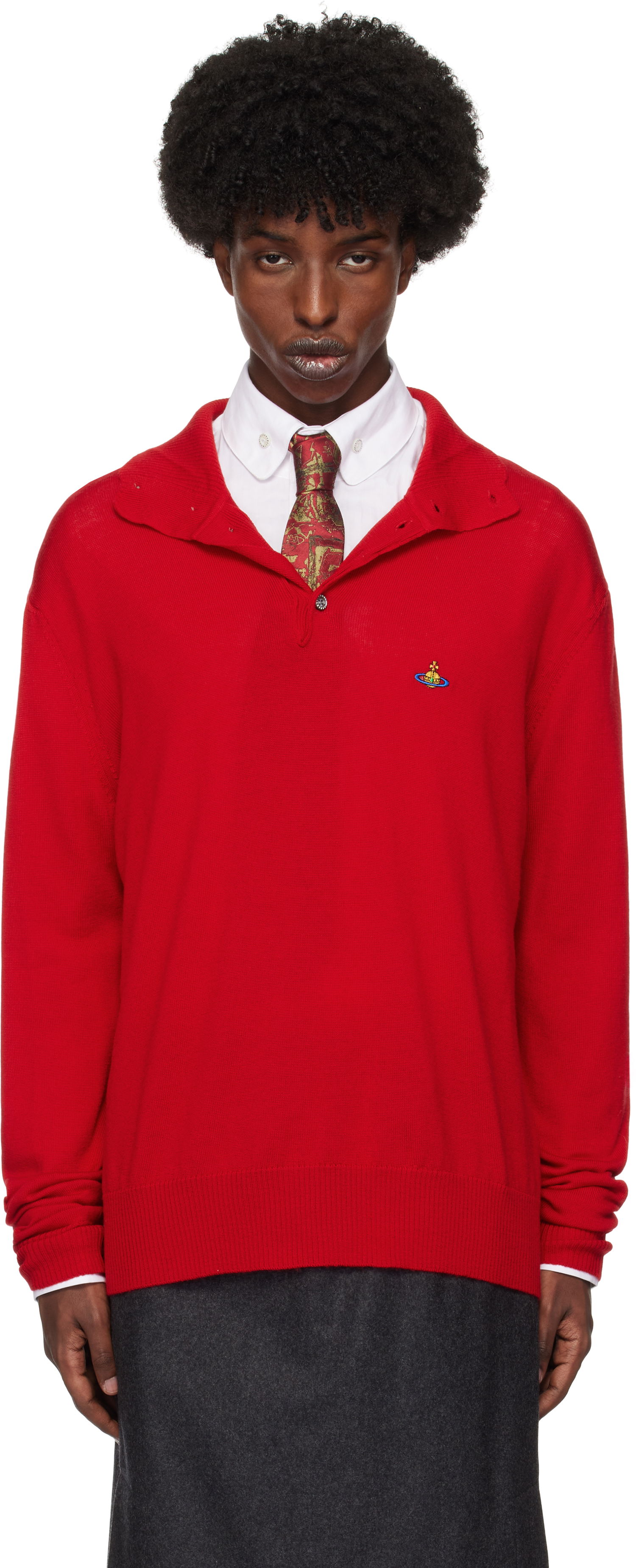 Villapaita Vivienne Westwood Turtleneck Punainen | 27010027-Y0006-, 0