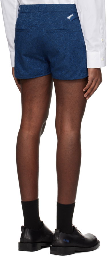 Shortsit ADER ERROR Floral Print Tailored Shorts Sininen | BN01SSBT0201BL, 2