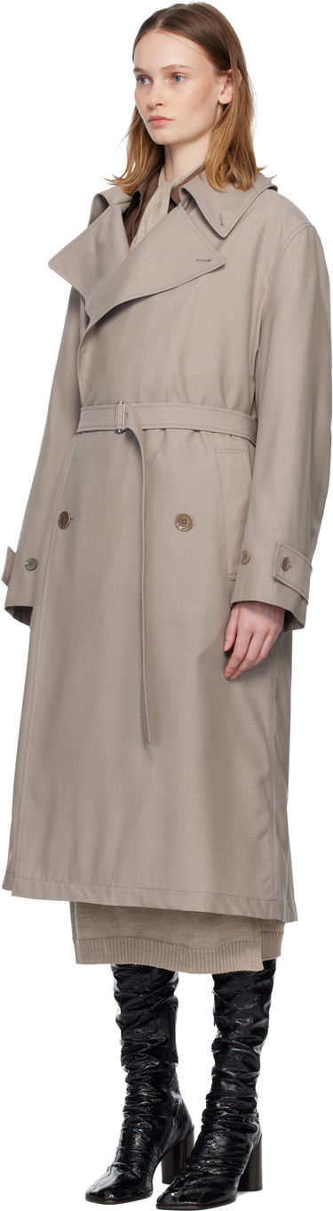 Trenssitakki LEMAIRE Detachable Lining Trench Coat Beige | CO1127 LF414, 3