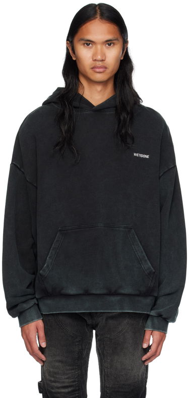 Huppari We11done Raw Edge Hoodie by Musta | WD-TH2-24-809-U-BK, 0