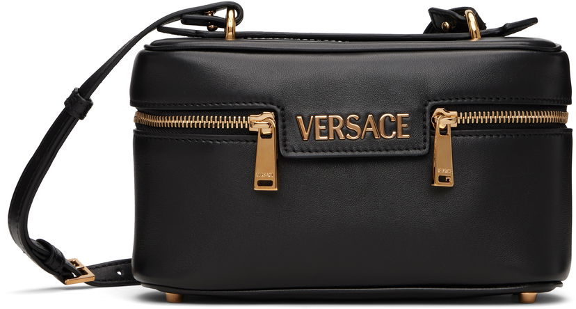 Käsilaukku Versace Versace Tag Vanity Bag Musta | 1018300_1A13171