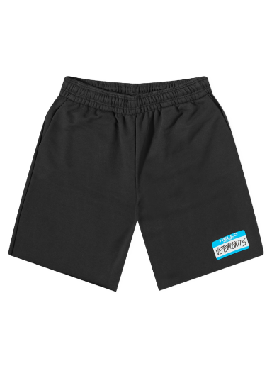 Shortsit VETEMENTS My Name Is Short Musta | UE63SS450B