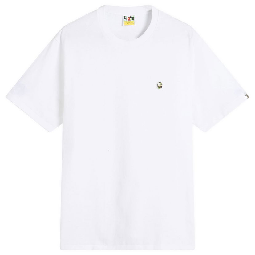 T-paita BAPE Bathing Ape ABC Camo One Point Tee, Size Large Valkoinen | 001TEL301004M-WGN