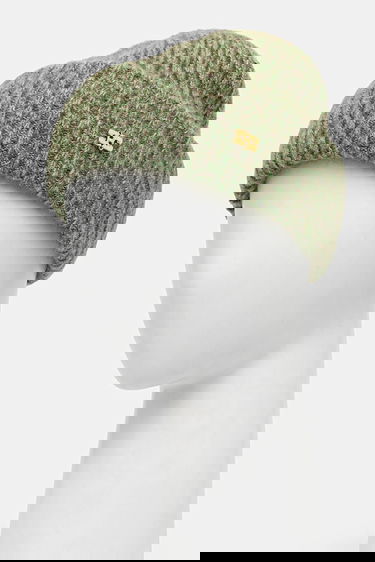 Pipo GANNI Ribbed Melange Brushed Mohair Beanie Monivärinen | A7097, 1