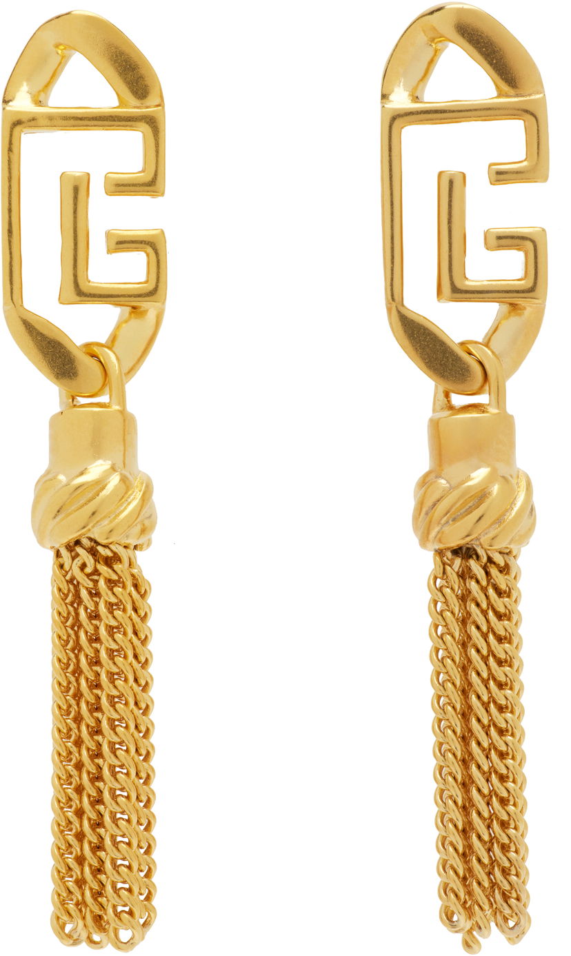 Korvakorut Balmain Sync 'PB' Pendant Tassel Chain Earrings Metallinen | FN1XI520MBRA