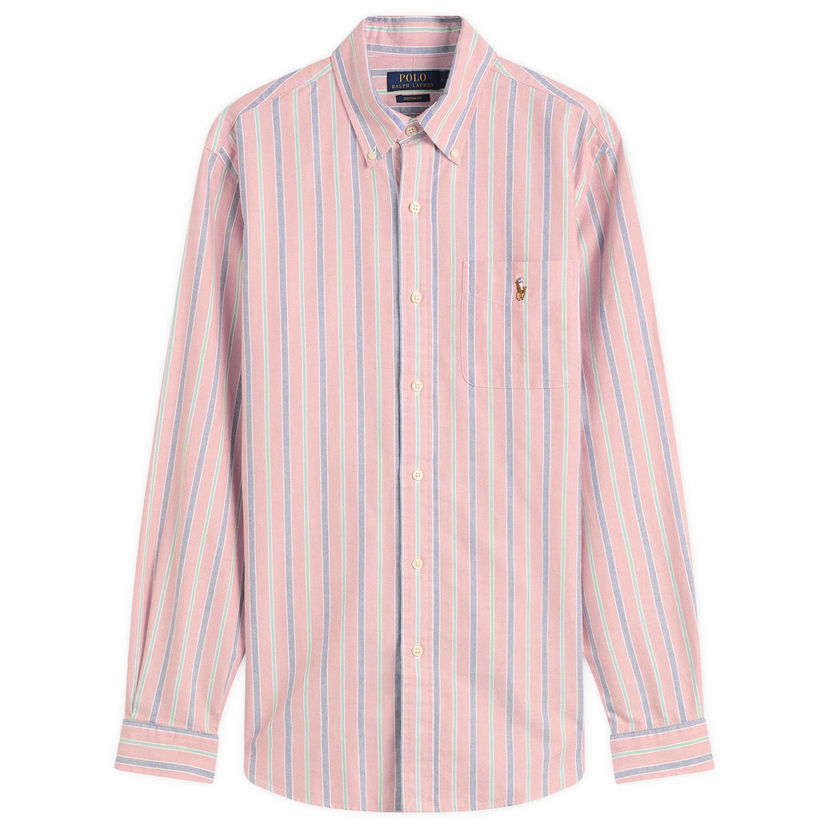 Paita Polo by Ralph Lauren Button Down Stripe Oxford Shirt Monivärinen | 710P00630004-ORA