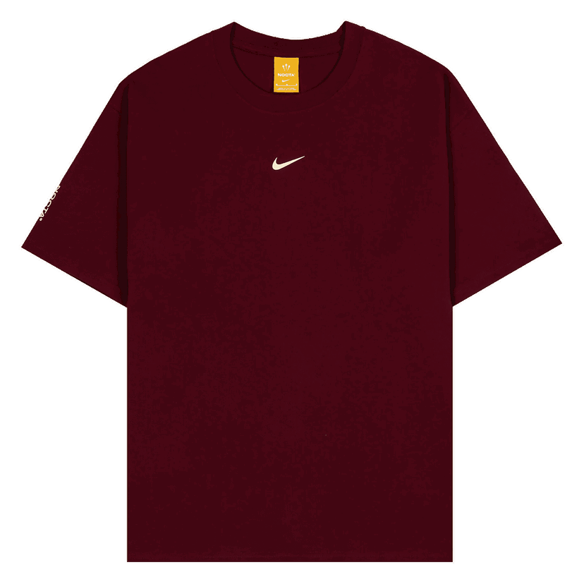T-paita Nike NOCTA CS Short Sleeve T-Shirt Burgundia | HM5774-638