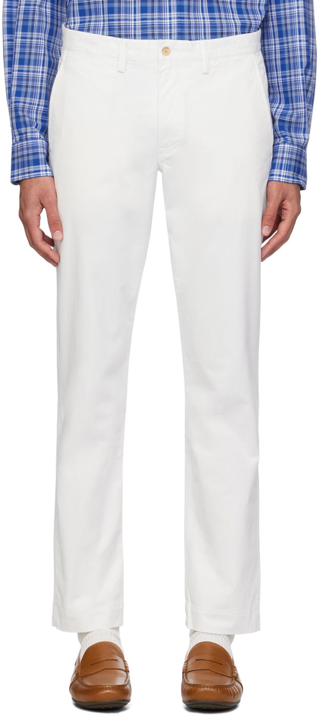 Housut Polo by Ralph Lauren Polo Ralph Lauren Straight Fit Trousers Valkoinen | 710690138100