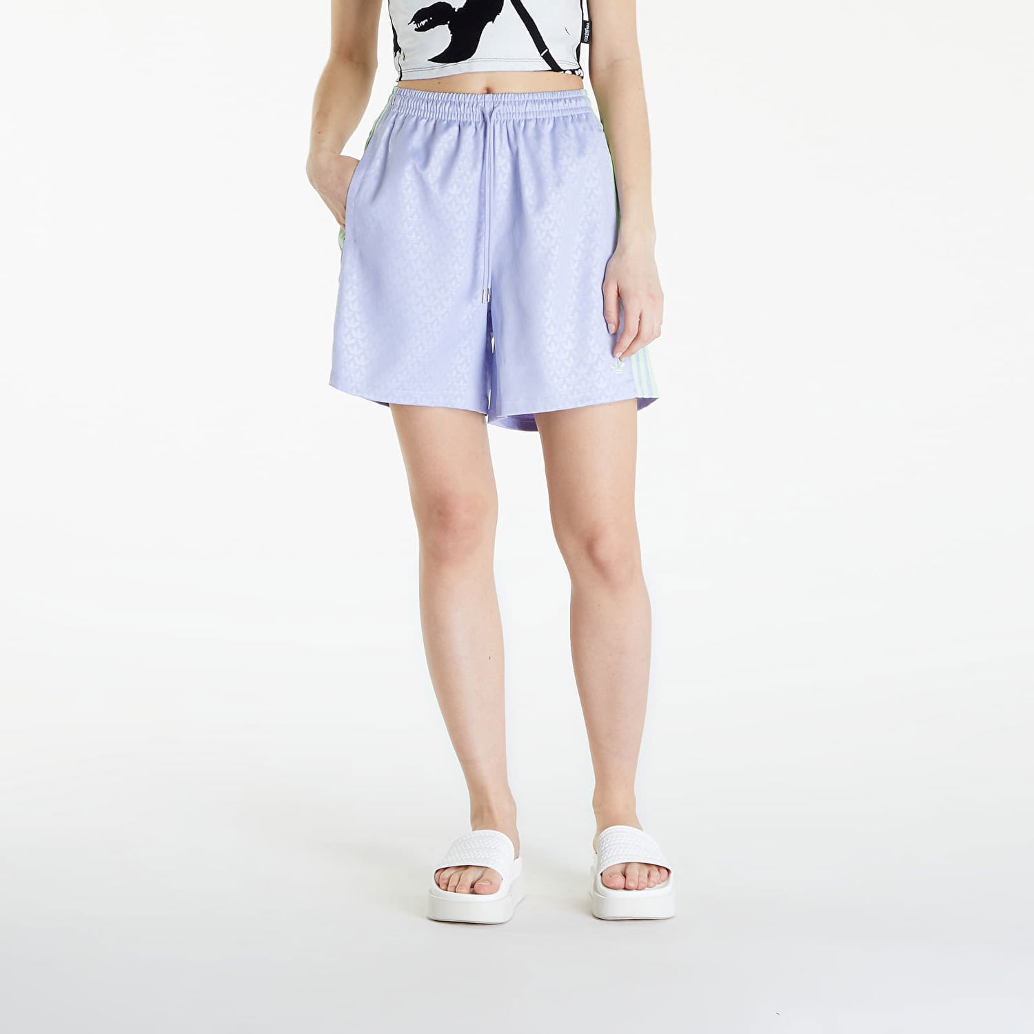 Shortsit adidas Originals adidas Monogram Shorts Sininen | IS3850, 0