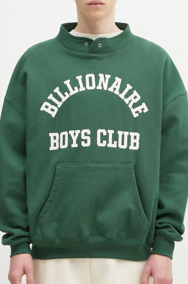Huppari BILLIONAIRE BOYS CLUB Stand Collar Sweatshirt with Print Vihreä | B24444, 3