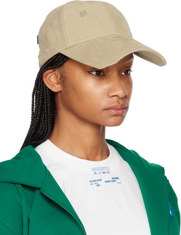 Korkki ADER ERROR Distressed Cotton Twill Cap Beige | BN01SSHW0201BG, 1