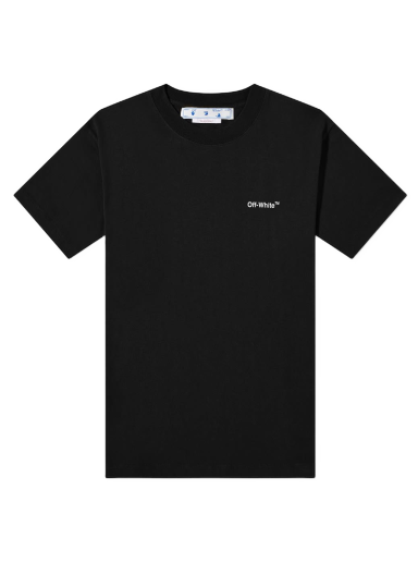 T-paita Off-White Brick Arrows Slim Tee Musta | OMAA027F22JER0081001
