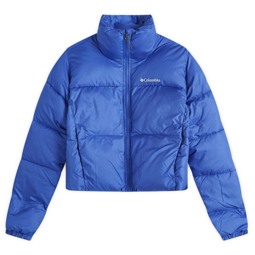 Puffer takki Columbia Women's Puffect Cropped Down Jacket, Size L Sininen | 2088501-BLU