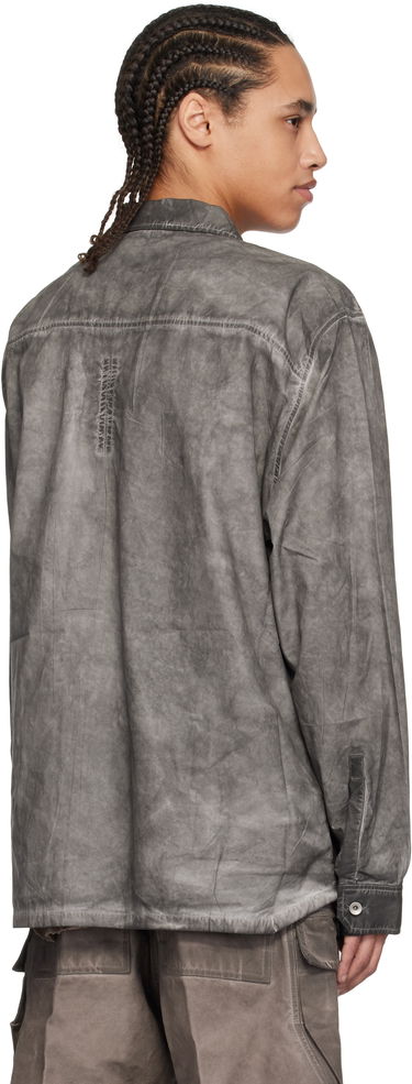 Paita Rick Owens Rick Owens DRKSHDW Hollywood Jumbo Overshirt Harmaa | DU01E3297 PF, 2