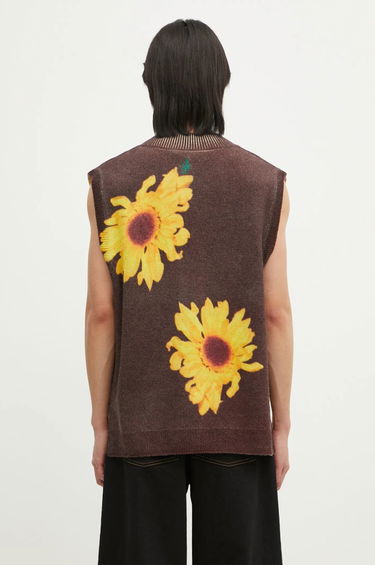 Villapaita JW Anderson Printed Vest Ruskea | KW1305-YN0008-685, 2