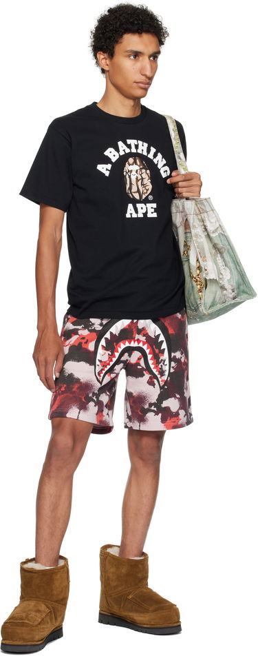 T-paita BAPE A Bathing Ape Trial Camo College T-Shirt Musta | 001TEL301033M, 3