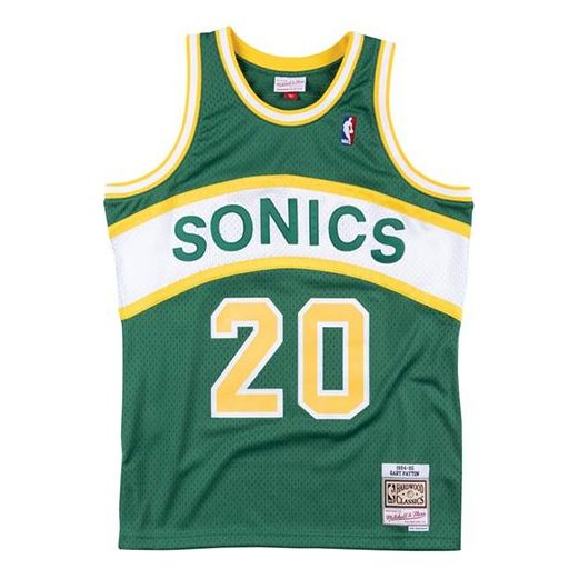 Jersey Mitchell & Ness Mitchell & Ness Swingman Jersey Seattle SuperSonics Gary Payton 1994-95 Vihreä | SMJYGS18044-SSUKYGN194GPA