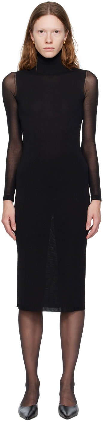 Mekko Max Mara Max Mara Natalia Midi Dress Musta | 2313260539600 MM12051