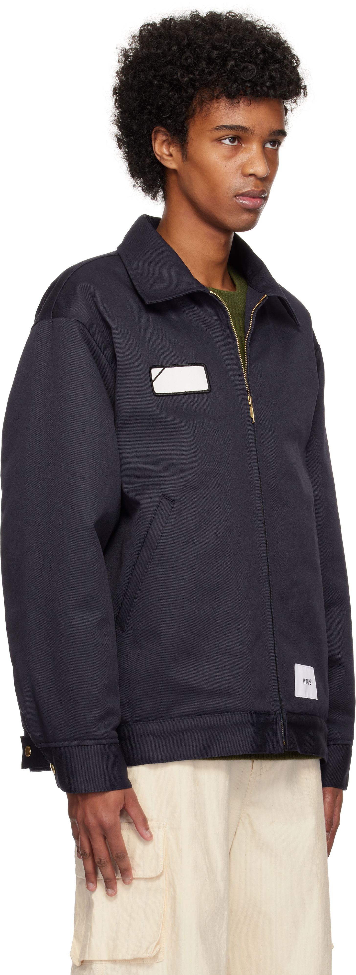 Takki WTAPS WTAPS Wrecker Jacket Tummansininen | 242WVDT-JKM05, 1