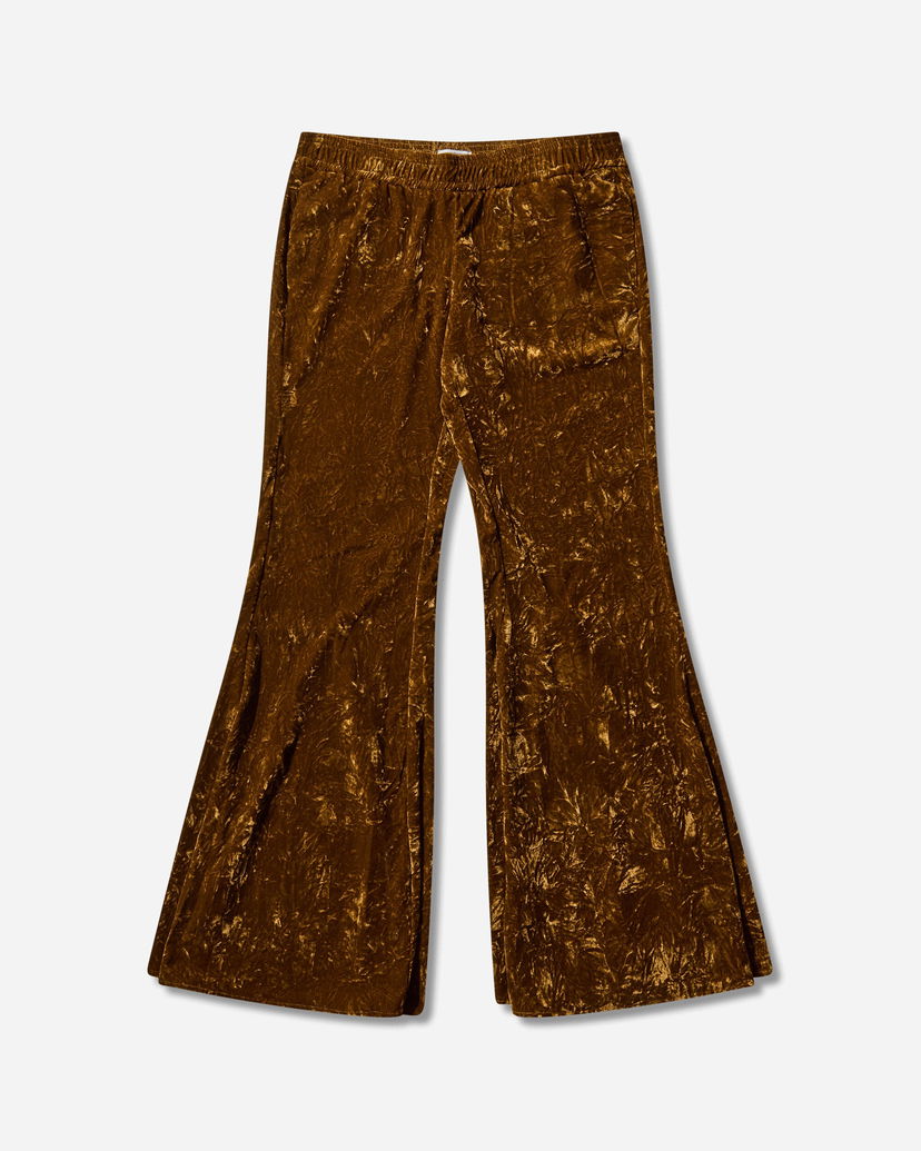 Housut GUESS Velour Flare Pants Ruskea | W5BQ05W0260 G1EM