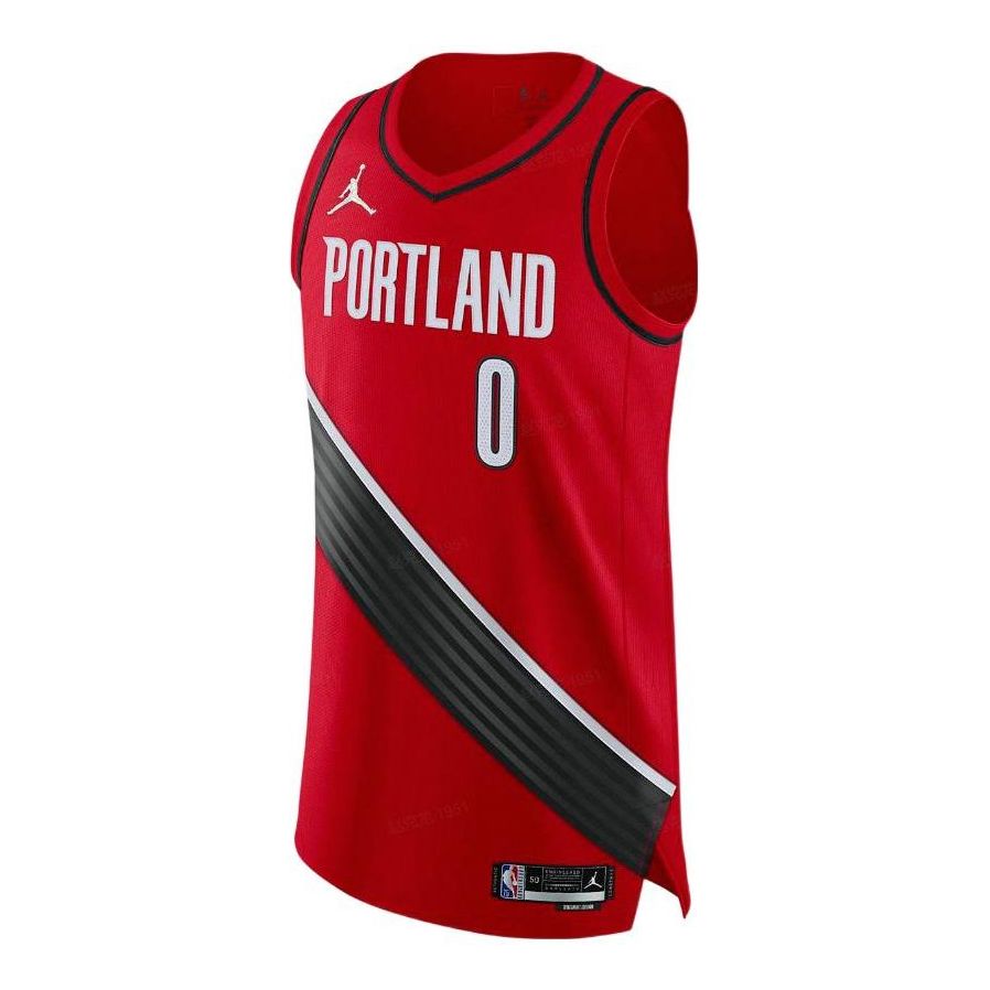 Jersey Nike Portland Trail Blazers Damian Lillard Statement Edition Authentic Jersey Punainen | DB3495-657, 0