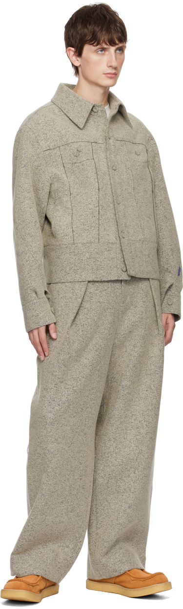 Housut ADER ERROR Faded Wide Leg Trousers Harmaa | BMADFWBT0105GR, 3