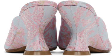 Kengänhoito Dries Van Noten Dries Van Noten Open-Toe Jacquard Mules Oranssi | WS251-1561-730, 4