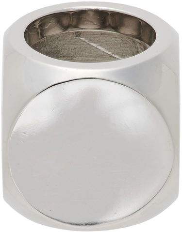 Sormus We11done We11done Logo Dice Ring Metallinen | WD-AJ1-22-704-U-WH, 4